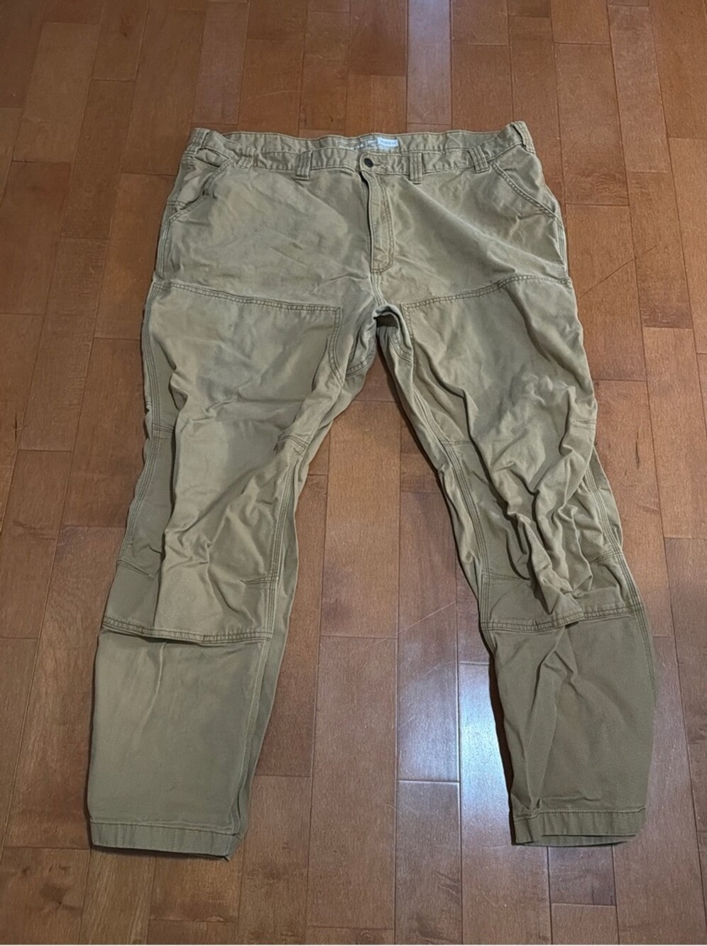 Men's Carhartt Tan Relaxed Fit Cargo Pants sz 46 x32